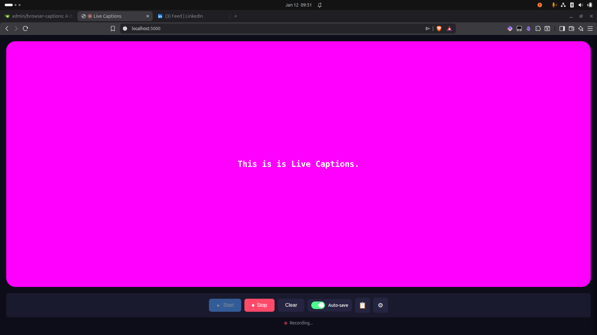 Live Captions